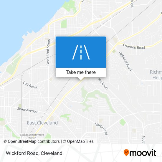 Mapa de Wickford Road