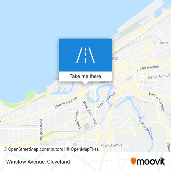 Mapa de Winslow Avenue