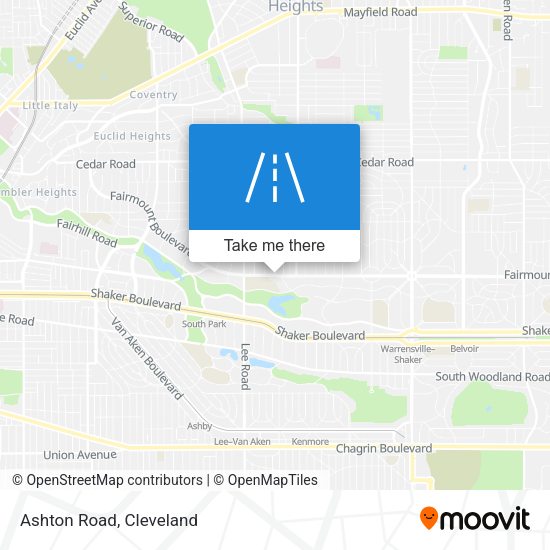 Mapa de Ashton Road