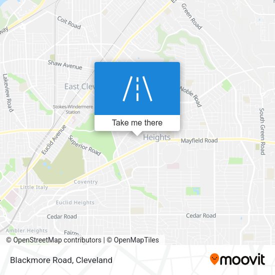 Mapa de Blackmore Road