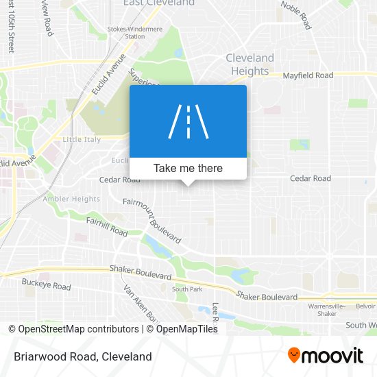 Mapa de Briarwood Road