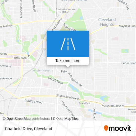 Chatfield Drive map