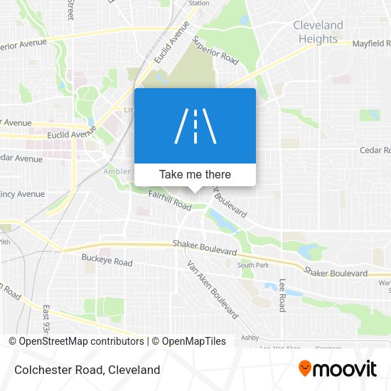Mapa de Colchester Road
