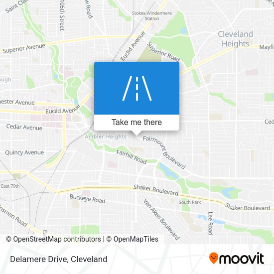 Mapa de Delamere Drive