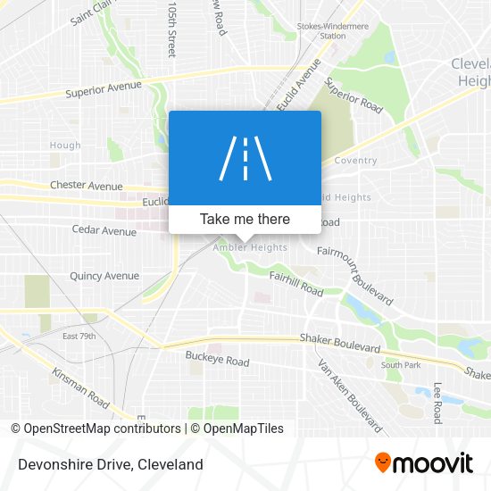 Mapa de Devonshire Drive