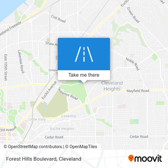 Mapa de Forest Hills Boulevard