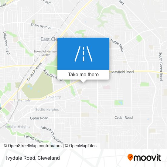 Mapa de Ivydale Road