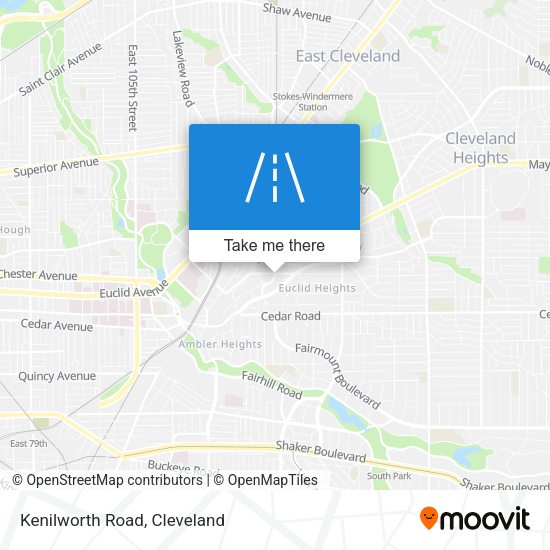 Mapa de Kenilworth Road