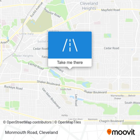 Mapa de Monmouth Road