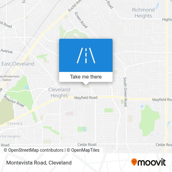 Mapa de Montevista Road