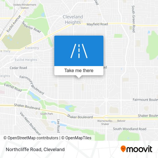 Mapa de Northcliffe Road