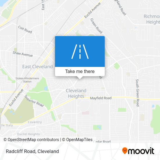 Mapa de Radcliff Road