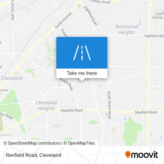 Mapa de Renfield Road