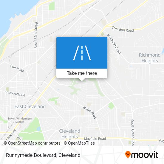 Mapa de Runnymede Boulevard