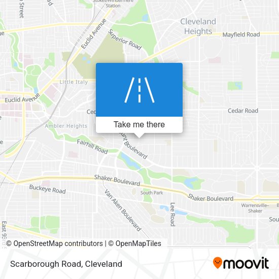 Scarborough Road map