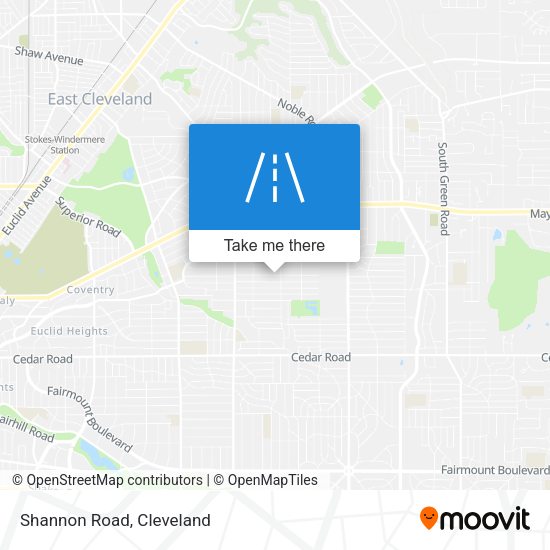 Mapa de Shannon Road