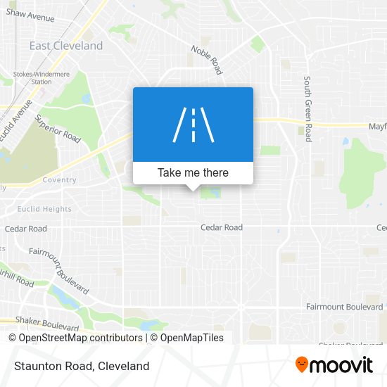 Mapa de Staunton Road