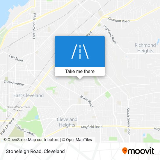 Stoneleigh Road map