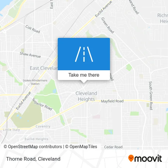 Thorne Road map