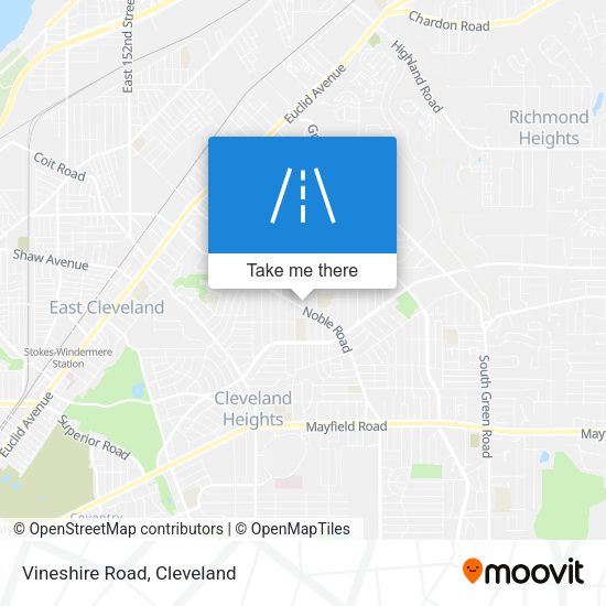 Mapa de Vineshire Road