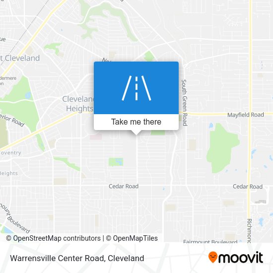 Warrensville Center Road map