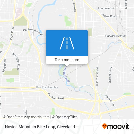 Novice Mountain Bike Loop map