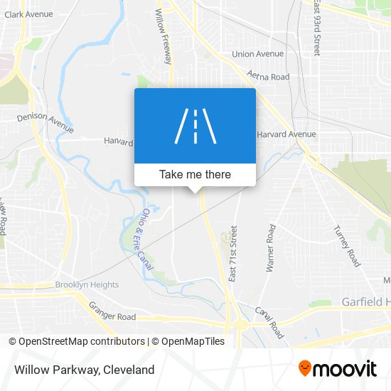 Mapa de Willow Parkway
