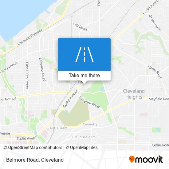 Mapa de Belmore Road