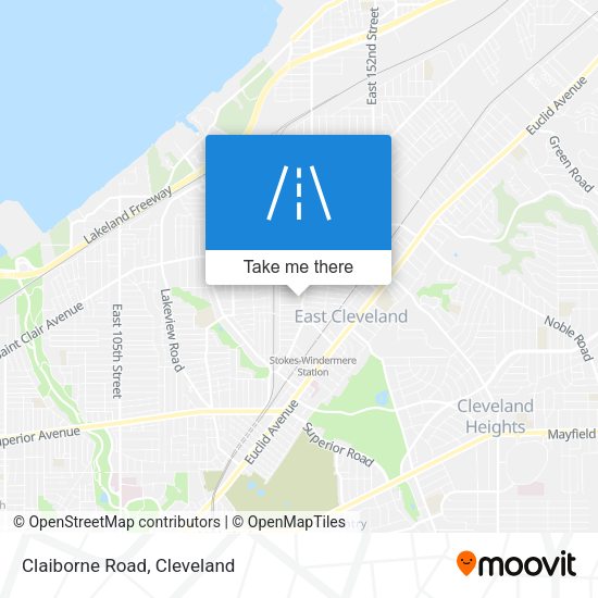 Mapa de Claiborne Road