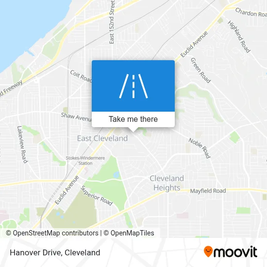 Hanover Drive map