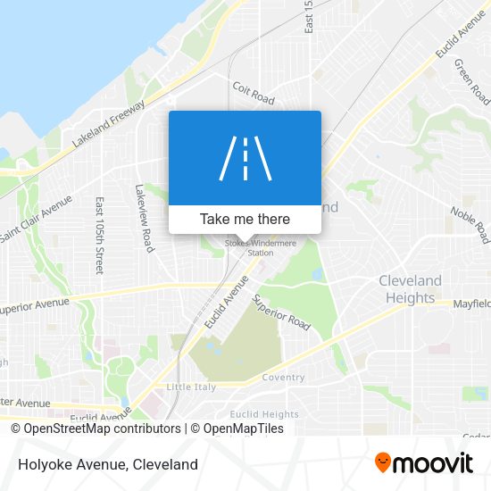Mapa de Holyoke Avenue