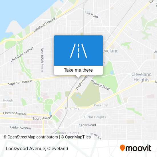 Mapa de Lockwood Avenue