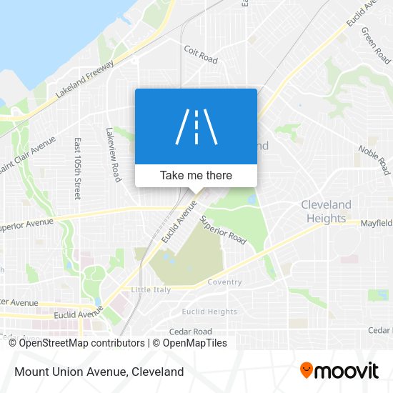 Mount Union Avenue map