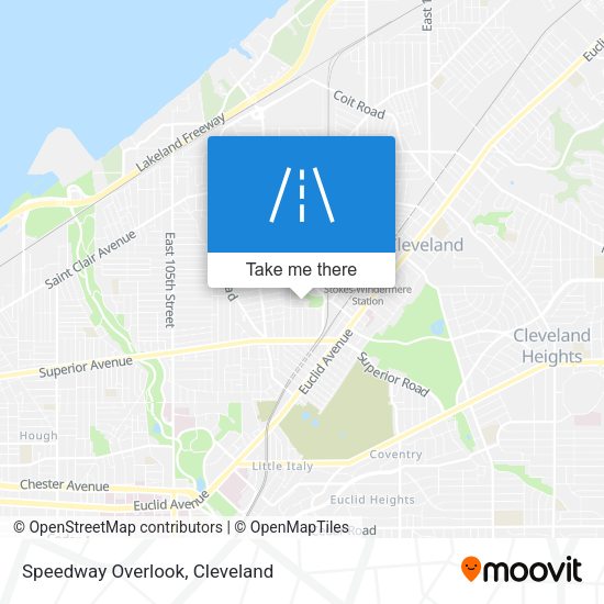Mapa de Speedway Overlook