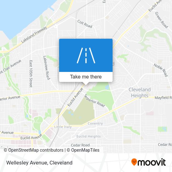 Mapa de Wellesley Avenue