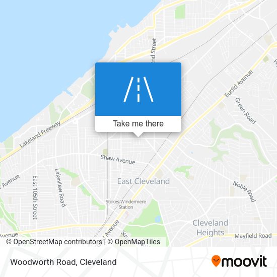 Mapa de Woodworth Road