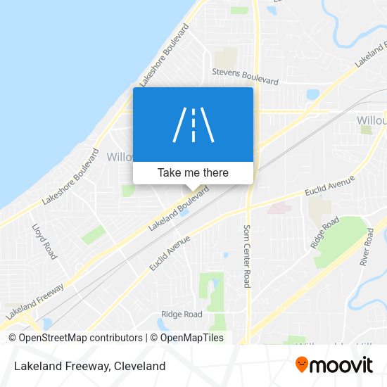 Mapa de Lakeland Freeway