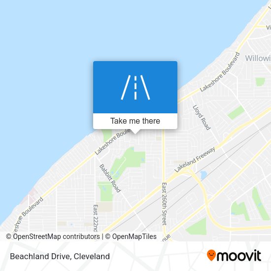 Mapa de Beachland Drive