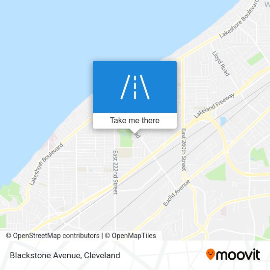 Mapa de Blackstone Avenue