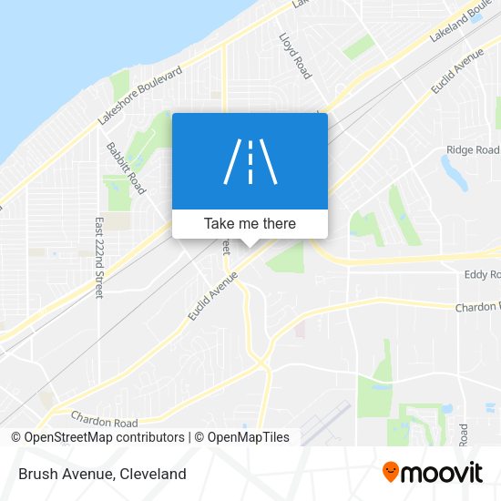 Mapa de Brush Avenue