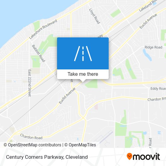 Century Corners Parkway map