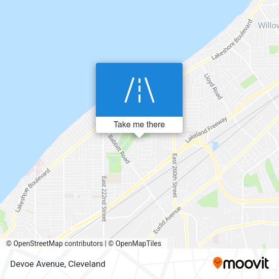 Mapa de Devoe Avenue