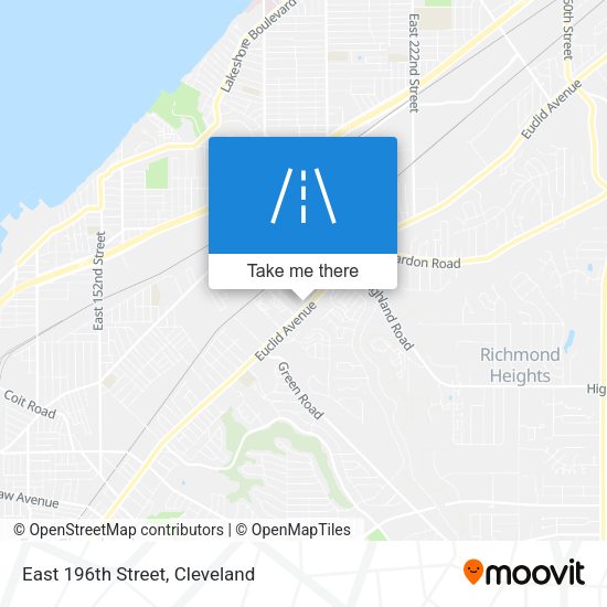 Mapa de East 196th Street