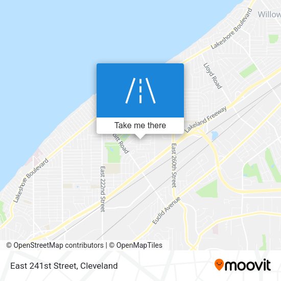 East 241st Street map