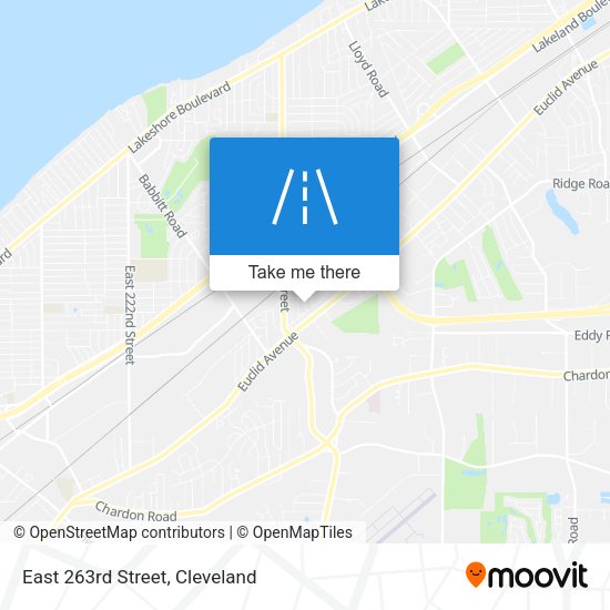Mapa de East 263rd Street