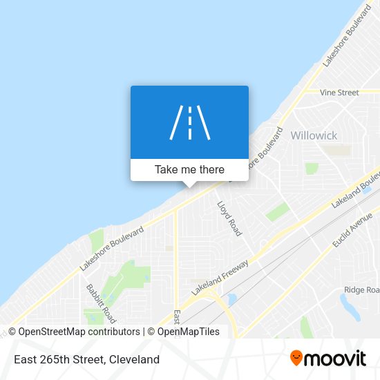 Mapa de East 265th Street
