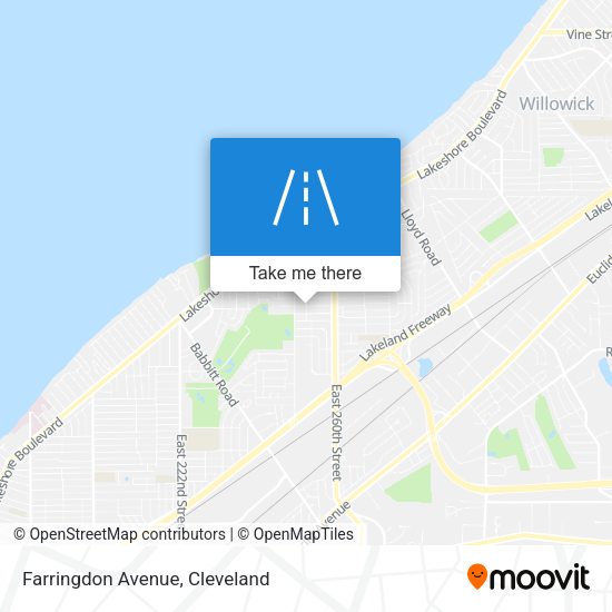Farringdon Avenue map