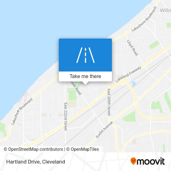 Mapa de Hartland Drive