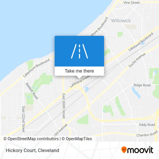 Mapa de Hickory Court