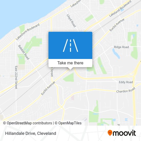 Mapa de Hillandale Drive